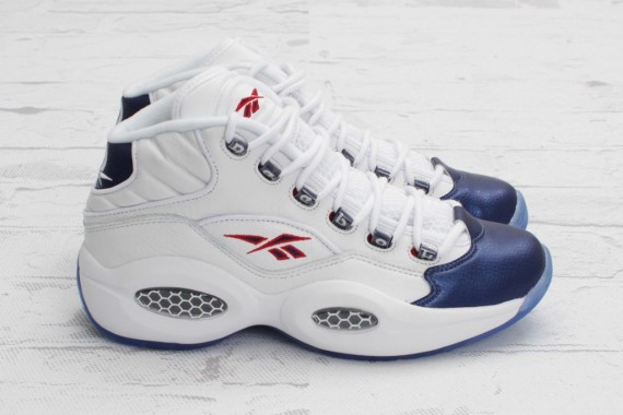 Reebok Question Mid White / Pearl Navy